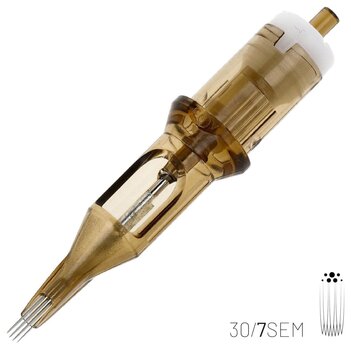 Тату-картриджі з голками Kwadron Sublime Soft Edge Magnum Картридж Long Taper 30/7SEMLT 0,30 mm 1 шт. - 2