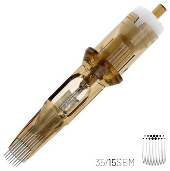Kartridże igły do tatuażu Kwadron Sublime Soft Edge Magnum Cartridge Long Taper 35/15SEMLT 0,35 mm 1 szt. - 2