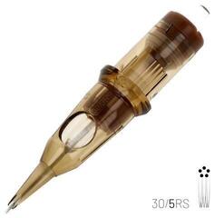 Тату-картриджі з голками Kwadron Round Shader Картридж Long Taper 30/5RSLT 0,30 mm 1 шт. - 1