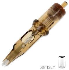 Тату-картриджі з голками Kwadron Soft Edge Magnum Картридж Long Taper 30/11SEMLT 0,30 mm 1 шт. - 1