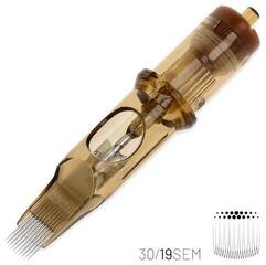Тату-картриджі з голками Kwadron Soft Edge Magnum Картридж Long Taper 30/19SEMLT 0,30 mm 1 шт. - 1