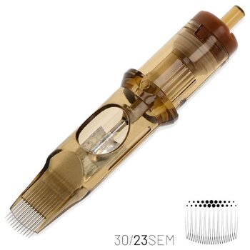 Тату-картриджі з голками Kwadron Soft Edge Magnum Картридж Long Taper 30/23SEMLT 0,30 mm 1 шт. - 2