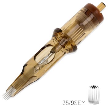 Тату-картриджі з голками Kwadron Soft Edge Magnum Картридж Long Taper 35/9SEMLT 0,35 mm 1 шт. - 2