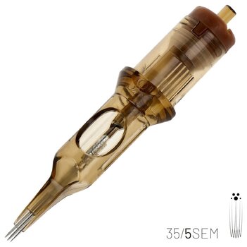 Tattoo Needle Cartridges Kwadron Soft Edge Magnum Cartridge Long Taper 35/5SEMLT 0,35 mm 1 pc - 2