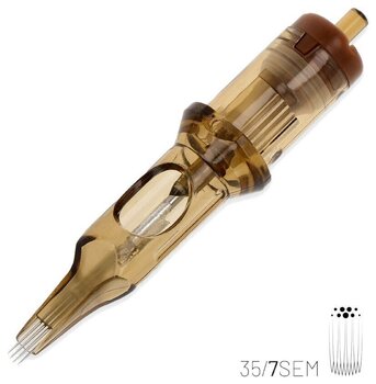 Kartridże igły do tatuażu Kwadron Soft Edge Magnum Cartridge Long Taper 35/7SEMLT 0,35 mm 1 szt. - 2
