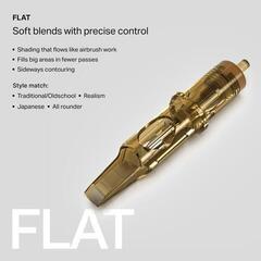 Тату-картриджі з голками Kwadron Flat Картридж Long Taper 35/13FLLT 0,35 mm 1 шт. - 3