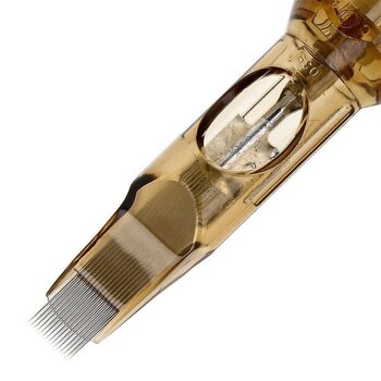 Тату-картриджі з голками Kwadron Flat Картридж Long Taper 35/15FLLT 0,35 mm 1 шт. - 3