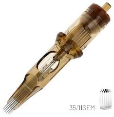 Тату-картриджі з голками Kwadron Soft Edge Magnum Картридж Medium Taper 35/11SEMMT 0,35 mm 1 шт. - 1