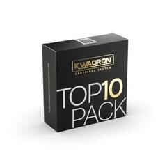 Тату-картриджі з голками Kwadron Top10 Pack Sample Pack Набір картриджів 10 Шт. - 1