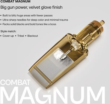 Тату-картриджі з голками Kwadron Combat Soft Edge Magnum Картридж Long Taper 35/73SEMLT 0,35 mm 1 шт. - 3