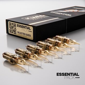 Тату-картриджі з голками Kwadron Shader Essential Pack Набір картриджів 18 Шт. - 4