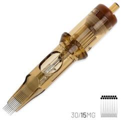 Тату-картриджі з голками Kwadron Magnum Картридж Long Taper 30/15MGLT 0,30 mm 1 шт. - 1