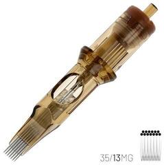 Тату-картриджі з голками Kwadron Magnum Картридж Long Taper 35/13MGLT 0,35 mm 1 шт. - 1
