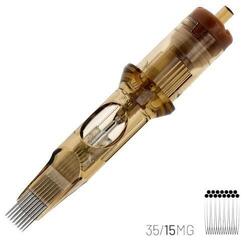 Тату-картриджі з голками Kwadron Magnum Картридж Long Taper 35/15MGLT 0,35 mm 1 шт. - 1