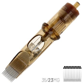 Тату-картриджі з голками Kwadron Magnum Картридж Long Taper 35/23MGLT 0,35 mm 1 шт. - 2
