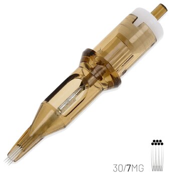 Тату-картриджі з голками Kwadron Sublime Magnum Картридж Long Taper 30/7MGLT 0,30 mm 1 шт. - 2