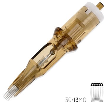 Тату-картриджі з голками Kwadron Sublime Magnum Картридж Long Taper 30/13MGLT 0,30 mm 1 шт. - 2
