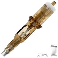 Тату-картриджі з голками Kwadron Sublime Magnum Картридж Long Taper 35/11MGLT 0,35 mm 1 шт. - 1