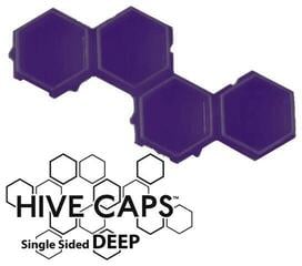 Spotřební materiál na tetování Hive Caps Single Sided Deep Kalíšky na barvy BurplePurple 50 ks (200 kalíšků) - 1