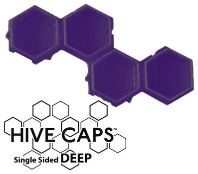 Tattoo-verbruiksmaterialen Hive Caps Single Sided Deep Inktcups BurplePurple 50 st. (200 cups) - 2