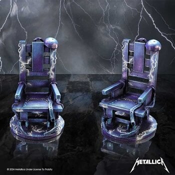 Колекційна фігурка Metallica Ride the Lightning Blue Chair Прикраса 15 cm - 9