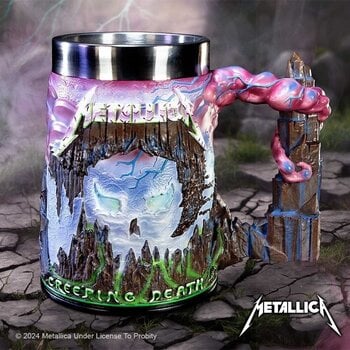 Taza / Vaso / Botella Metallica Creeping Death Jarra - 7