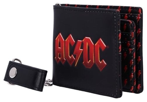 Cartera AC/DC Logo Lightning Leather with Chain Cartera - 2