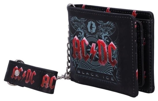 Cartera AC/DC Black Ice Embossed with Chain Cartera - 2