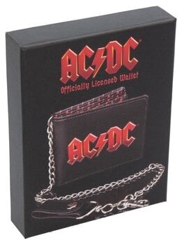 Cartera AC/DC Logo Lightning Leather with Chain Cartera - 6