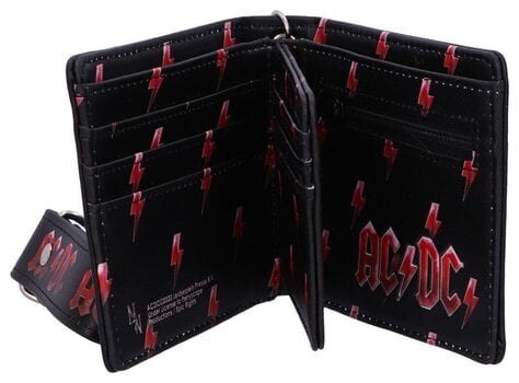 Cartera AC/DC Black Ice Embossed with Chain Cartera - 5