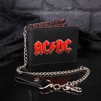 Cartera AC/DC Logo Lightning Leather with Chain Cartera - 8