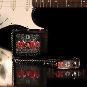 Cartera AC/DC Black Ice Embossed with Chain Cartera - 8
