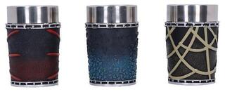 Taza / Vaso / Botella Metallica Pushead Art Collectible Set 3 pcs Chupito - 2