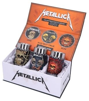 Taza / Vaso / Botella Metallica Pushead Art Collectible Set 3 pcs Chupito - 6
