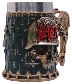 Taza / Vaso / Botella Slayer Eagle Helmet Skull Logo Jarra - 4
