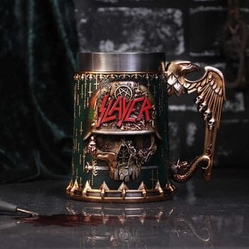 Taza / Vaso / Botella Slayer Eagle Helmet Skull Logo Jarra - 8