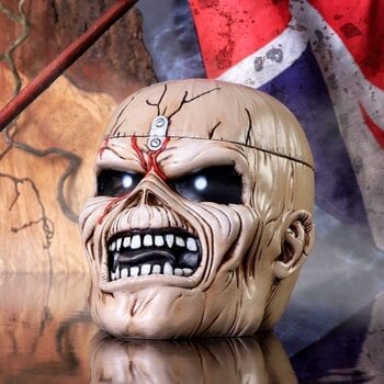 Figura coleccionable Iron Maiden Eddie The Trooper Head Caja decorativa 18 cm - 8