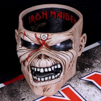 Figura coleccionable Iron Maiden Eddie The Trooper Head Caja decorativa 18 cm - 9
