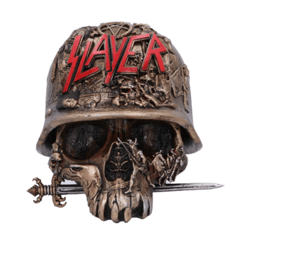 Figura coleccionable Slayer Eagle Helmet Skull Logo Caja decorativa 17,5 cm - 10