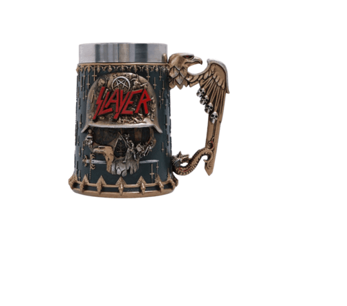 Taza / Vaso / Botella Slayer Eagle Helmet Skull Logo Jarra - 10