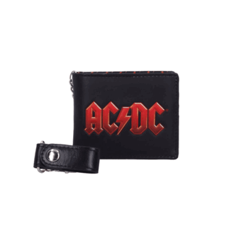 Cartera AC/DC Logo Lightning Leather with Chain Cartera - 10