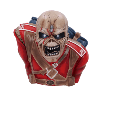 Figura coleccionable Iron Maiden The Trooper Bust Caja decorativa 26,5 cm - 11