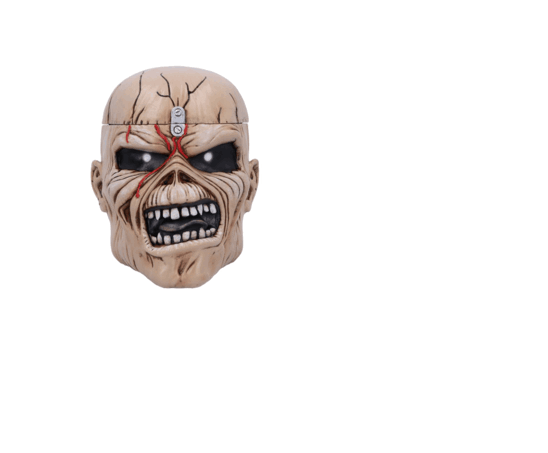 Figura coleccionable Iron Maiden Eddie The Trooper Head Caja decorativa 18 cm - 11