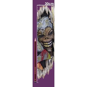 Figura coleccionable Iron Maiden Killers Eddie Placa de pared 30,5 cm - 9