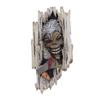 Figura coleccionable Iron Maiden Killers Eddie Placa de pared 30,5 cm - 10