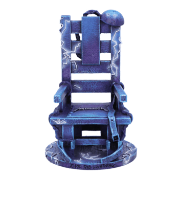 Колекційна фігурка Metallica Ride the Lightning Blue Chair Прикраса 15 cm - 11