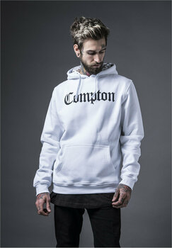 Hoodie Compton Hooded Bandana Hoody White L - 5