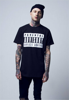 T-shirt Parental Advisory Tee Black L - 4