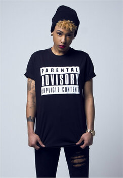 T-shirt Parental Advisory Tee Black L - 5