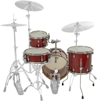 Conjunto de batería acústica Gretsch Drums CC2-M264-DCSP Dark Cherry Sparkle Conjunto de batería acústica - 4